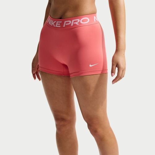 Damen-Shorts Nike Pro Mid-Rise Biker 3" sea coral/white