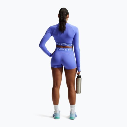 Damen-Biker-Shorts Nike Pro Mid-Rise Biker 3" sapphire/white