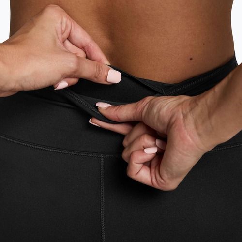 Damen-Shorts Nike One High-Waisted Biker 8" black/white