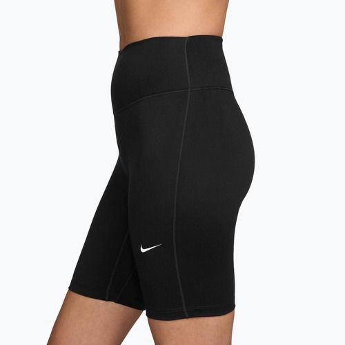Damen-Shorts Nike One High-Waisted Biker 8" black/white