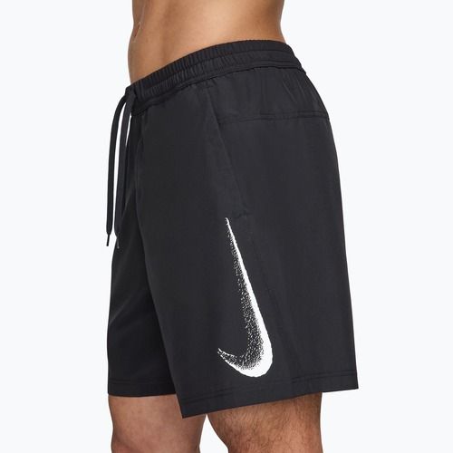 Herren-Trainingsshorts Nike Form Dri-Fit GFX 7" black/white