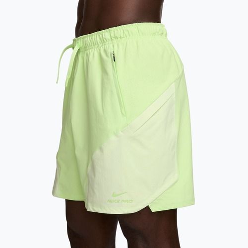 Herren-Shorts Nike Pro Training Dri-Fit 6" light liquid lime/light liquid lime