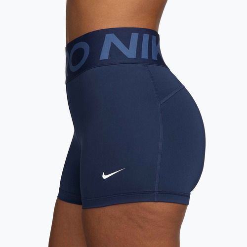 Damen-Biker-Shorts Nike Pro Sculpt High Waisted 3" Biker midnight navy/white
