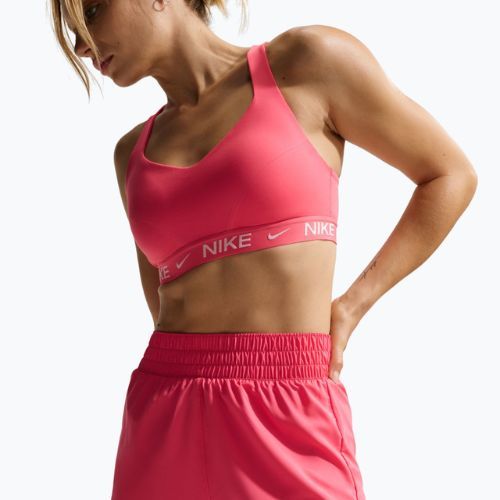 Damen-Shorts Nike One Dri-Fit High-Waisted 3" 2In1 sea coral/white