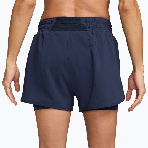 Damen-Shorts Nike One Dri-Fit High-Waisted 3" 2In1 midnight navy