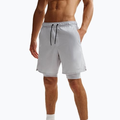 Herren-Shorts Nike Unlimited 2in1 Dri-Fit 7" grey fog/grey fog/black/grey fog