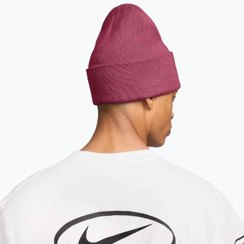 Wintermütze Nike Peak Futura Beanie sweet beet/white