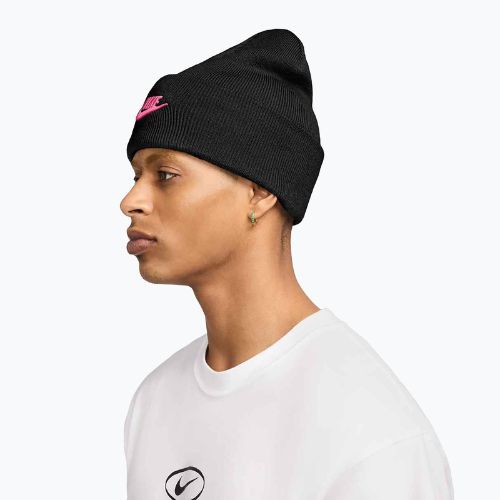 Wintermütze Nike Peak Futura Beanie black/pinksicle