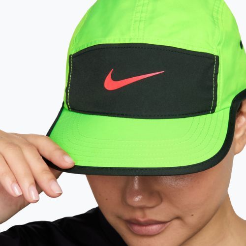 Basecap Nike Dri-Fit Fly electric green/black spruce/hot lava
