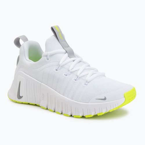 Damen-Trainingsschuhe Nike Free Metcon 6 white/volt/metallic silver