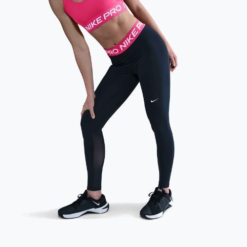 Damen-Leggings Nike Pro 365 Tight black/rush pink/white