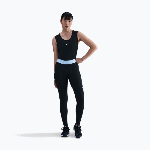 Damen-Leggings Nike Pro 365 Tight black/celestine blue/white