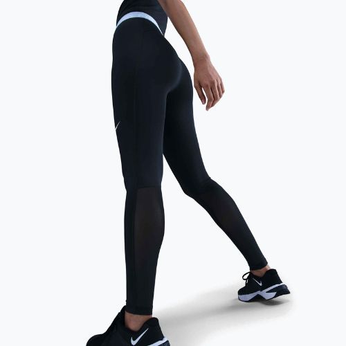Damen-Leggings Nike Pro 365 Tight black/celestine blue/white