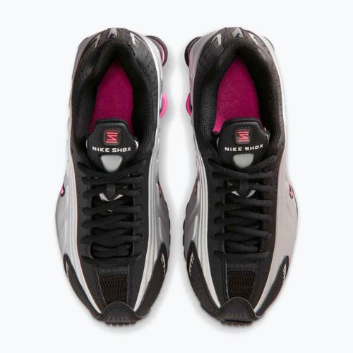 Schuhe Nike Shox R4 black/pinksicle/metallic silver