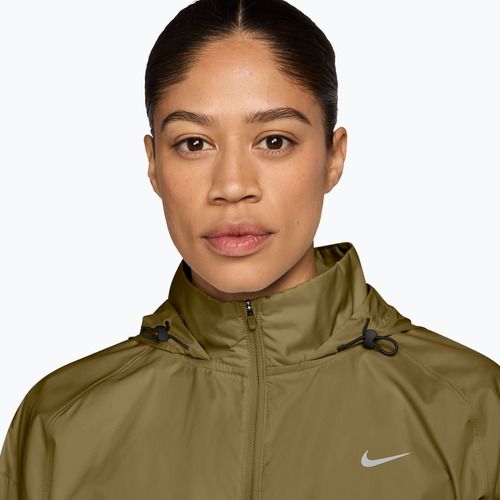 Damen-Laufjacke Nike Tempo Repel Olive Flak