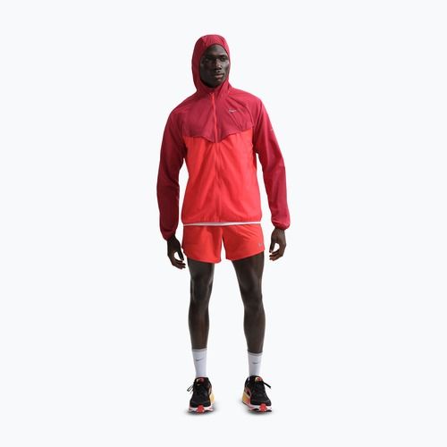 Herren-Laufjacke Nike Stride Repel UV team crimson/light crimson