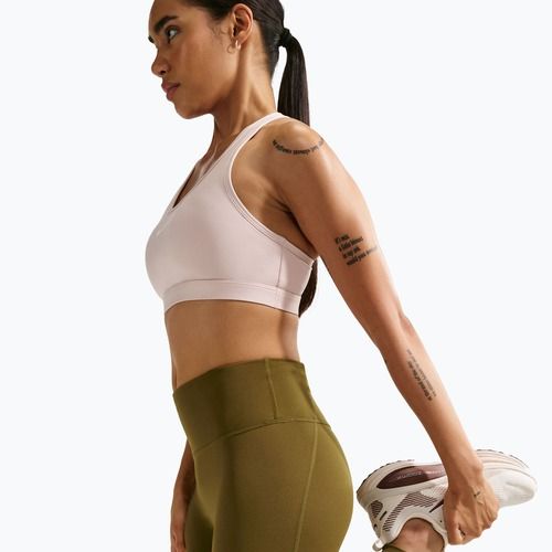 Damen-Laufleggings Nike Tempo High-Waisted 7/8 Olive Flak