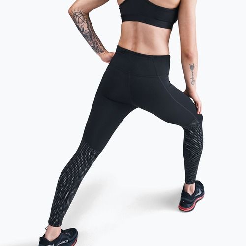 Damen-Laufleggings Nike Tempo Flash High-Waisted 7/8 black
