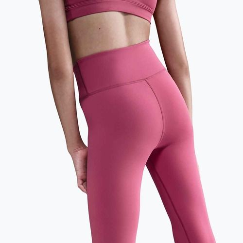 Kinder-Leggings Nike One Dri-Fit High-Waisted sweet beet/white