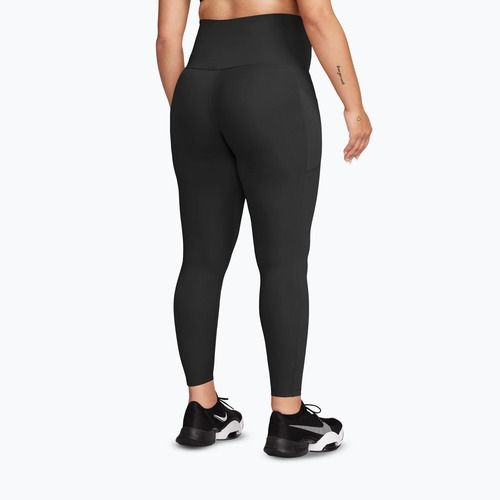Damen Trainingsleggings Nike One Maternity High-Waisted 7/8 black/white