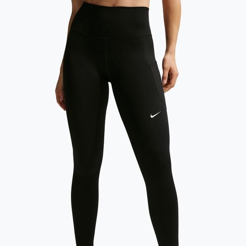 Damen Trainingsleggings Nike One High-Waisted 7/8 black/white