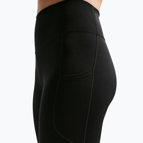 Damen Trainingsleggings Nike One High-Waisted 7/8 black/white