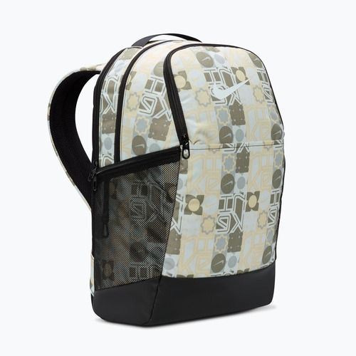 Trainingsrucksack Nike Brasilia 9.5 24 l off white/black/white