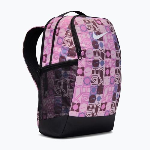 Trainingsrucksack Nike Brasilia 9.5 24 l black/pink foam/white