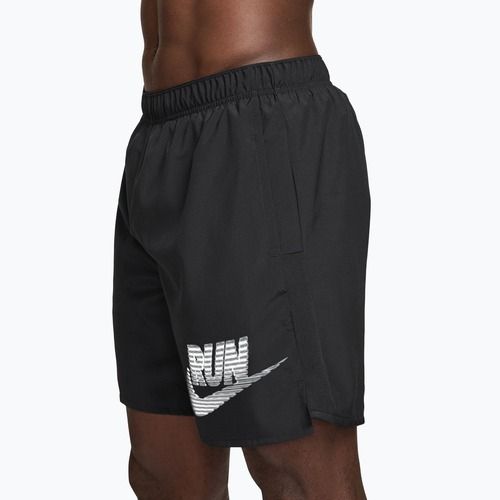 Herren-Shorts Nike Challenger Dri-Fit Brief-Lined 7" Black/White