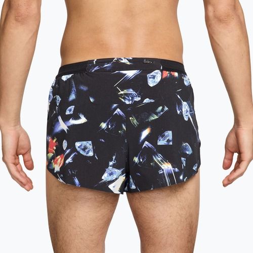 Herren-Laufshorts Nike AeroSwift Dri-Fit ADV Brief Lined 2" black/laser orange