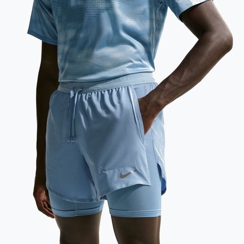 Herren-Laufshorts Nike Stride Dri-Fit Hybrid 5" work blue
