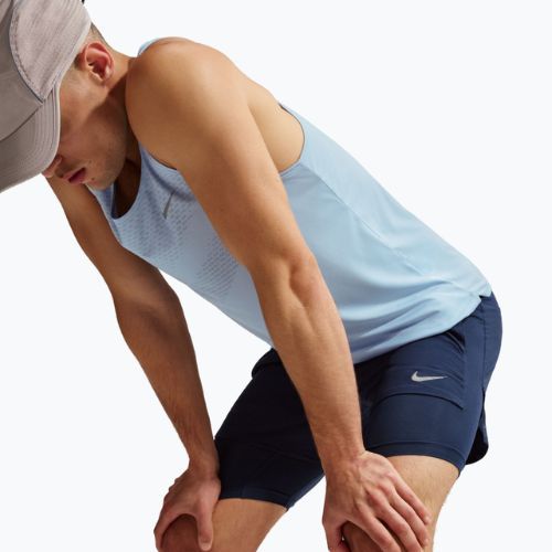 Herren-Laufshorts Nike Stride Dri-Fit Hybrid 5" midnight navy