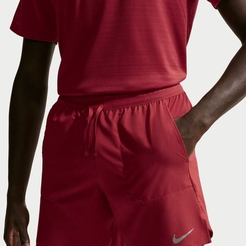 Laufshorts für Herren Nike Stride Dri-Fit Brief-Lined 7" team crimson