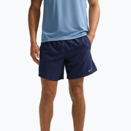 Laufshorts für Herren Nike Stride Dri-Fit Brief-Lined 7" midnight navy