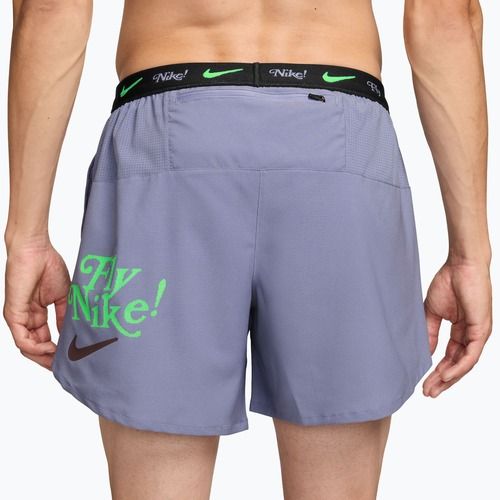 Herren-Laufshorts Nike Fly Nike Stride 5" iron purple/black