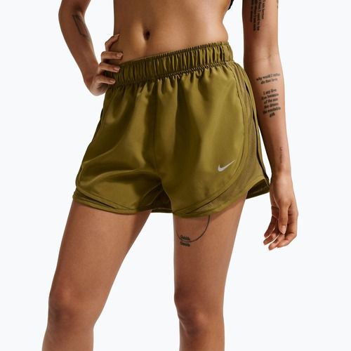 Damen-Laufshorts Nike Tempo Dri-Fit Mid-Rise olive flak/olive flak