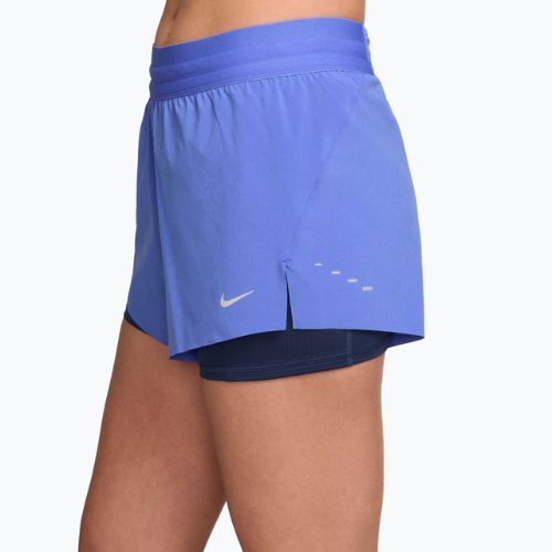 Damen-Laufshorts Nike Swift Mid-Rise 2in1 sapphire/midnight navy