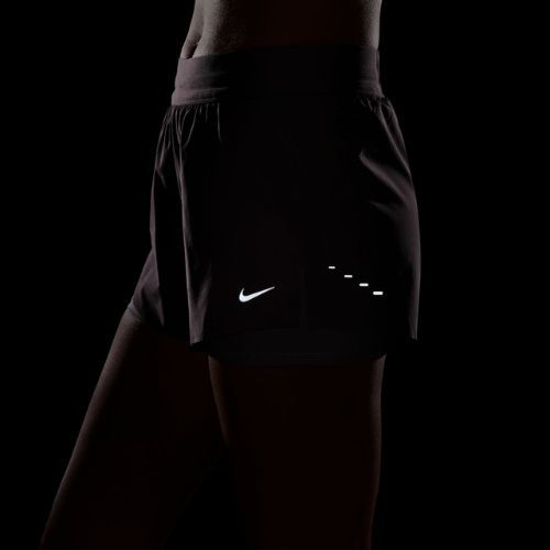 Damen-Laufshorts Nike Swift Mid-Rise 2in1 tattoo/light violet ore