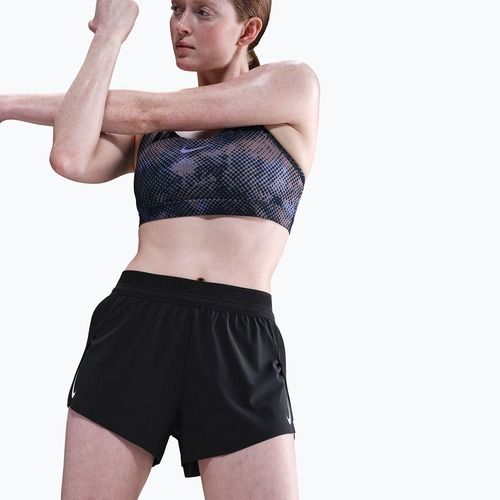 Damen-Laufshorts Nike AeroSwift Dri-Fit ADV Mid-Rise 3" black/white