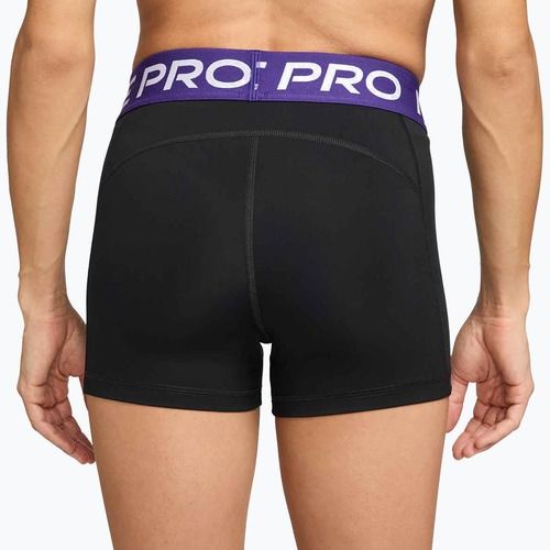 Damen-Shorts Nike Pro 365 3" black/court purple/white