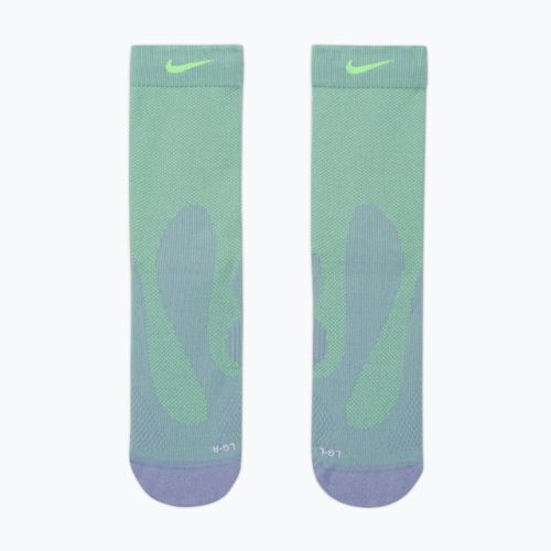 Nike Socken Running Lightweight Crew iron purple/voltage green/voltage green