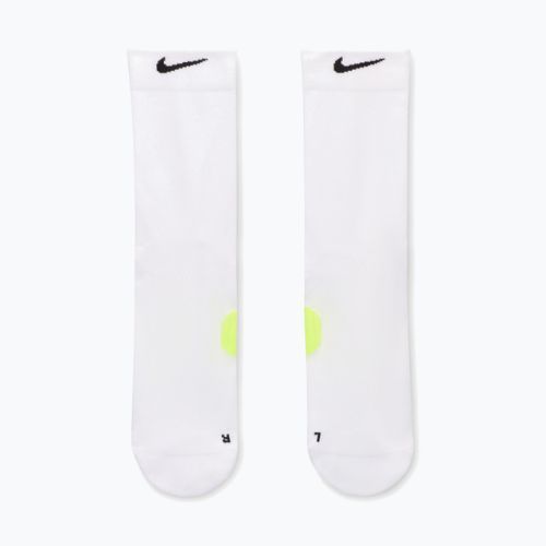 Socken Nike Running Midweight Crew white/volt/black
