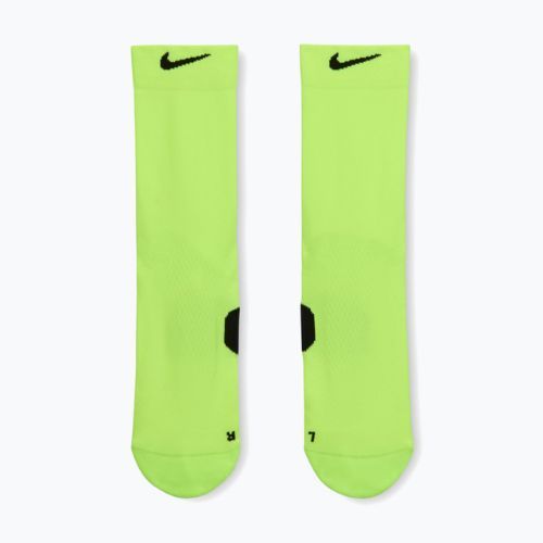Socken Nike Running Midweight Crew volt/black/black