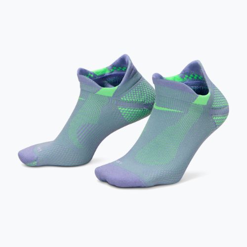 Socken Nike Running Lightweight No-Show Iron Purple/Voltage Green/Voltage Green