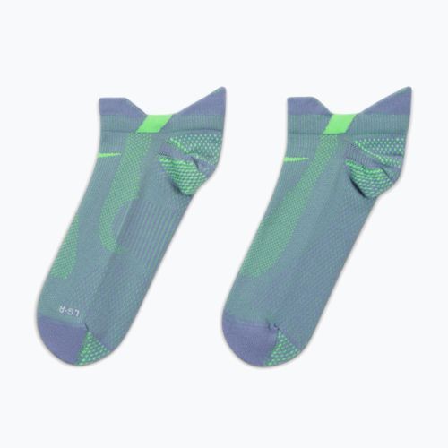 Socken Nike Running Lightweight No-Show Iron Purple/Voltage Green/Voltage Green