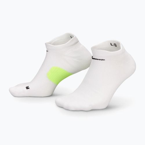 Socken Nike Running Midweight No-Show white/volt/black