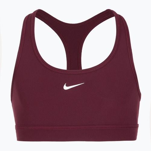 Mädchen-Sport-BH Nike Swoosh burgundy/white