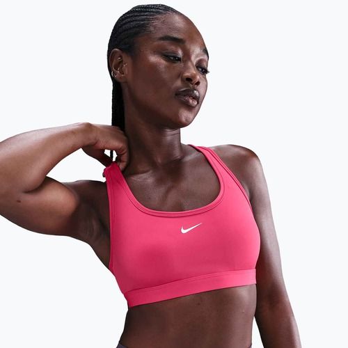 Trainings-BH Nike Swoosh Light Support rush pink/white