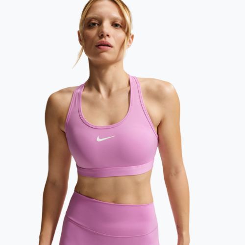 Sport-BH Nike Swoosh Medium Support light magenta/white