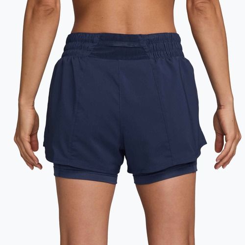 Damen-Laufshorts Nike One Dri-FIT 2IN1 midnight navy/white